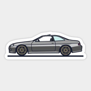 Lexus SC400 Silver Drawing Sticker